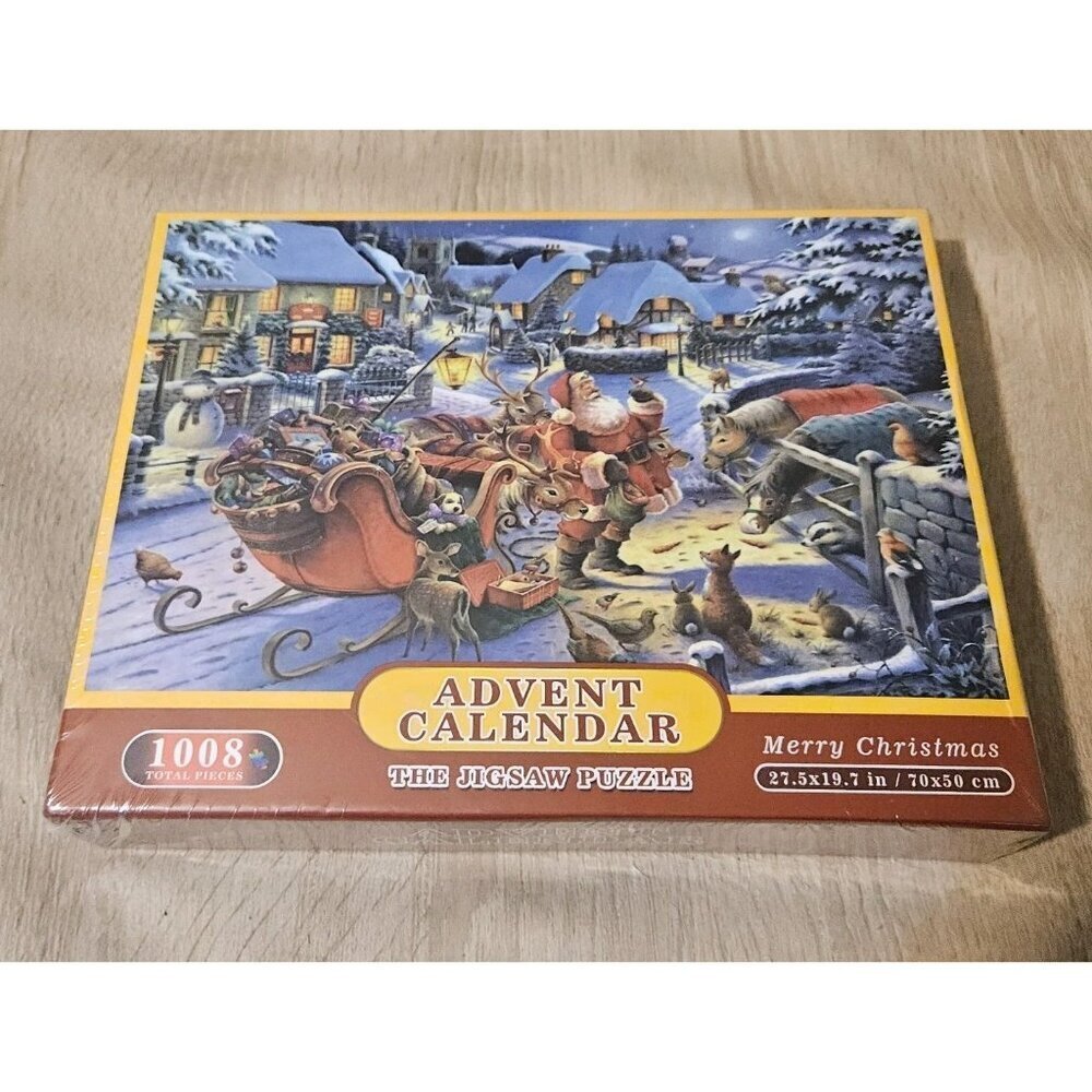 Merry Christmas Advent Calendar 1008 Pc Jigsaw Puzzle 2025
